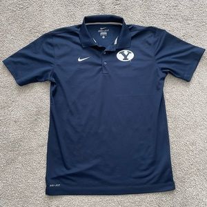 Nike BYU drifit polo